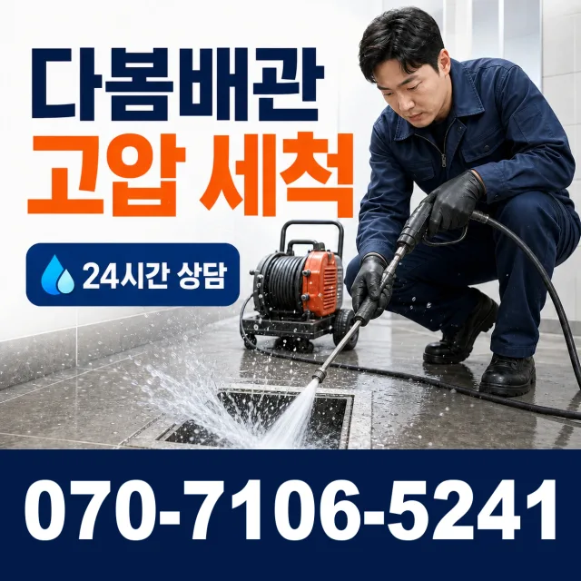 충남 공주시 수원골길 배관청소 상담 이미지 4